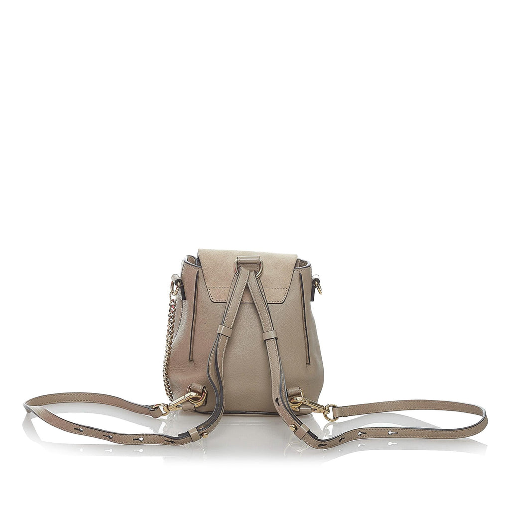 Chloe Faye Leather Backpack (SHG-29915)