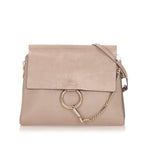 Chloe Faye Leather Crossbody Bag (SHG-20641)