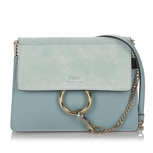 Chloe Faye Leather Crossbody Bag (SHG-26960)