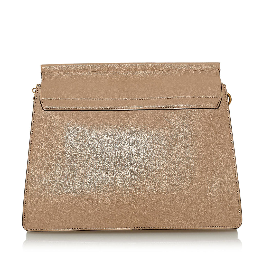 Chloe Faye Leather Crossbody Bag (SHG-29121)