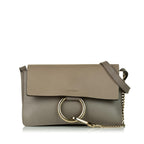Chloe Faye Leather Crossbody Bag (SHG-31425)