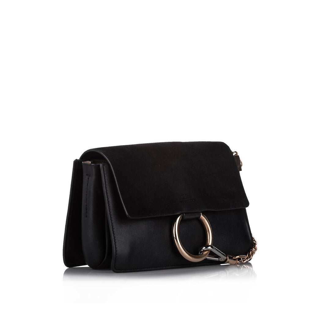 Chloe Faye Leather Crossbody Bag (SHG-31723)