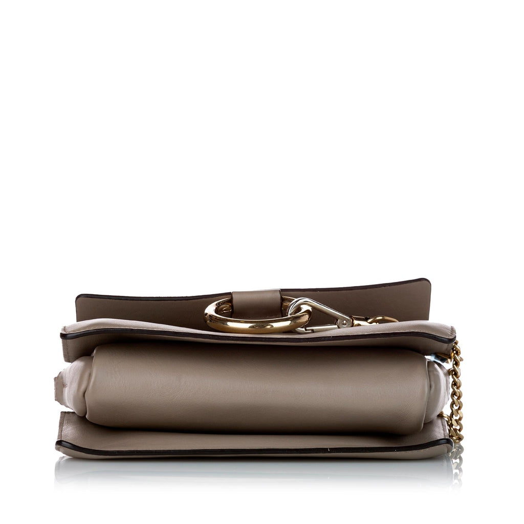 Chloe Faye Leather Crossbody Bag (SHG-33794)