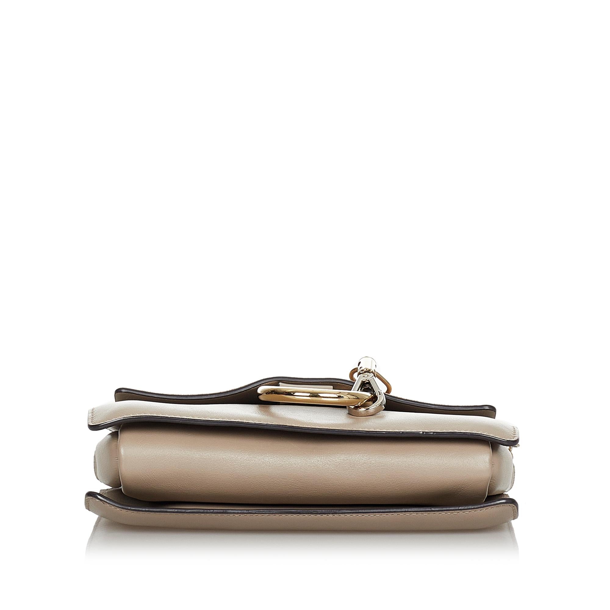 Chloe Faye Leather Crossbody Bag (SHG-34006)