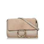 Chloe Faye Leather Crossbody Bag (SHG-34006)