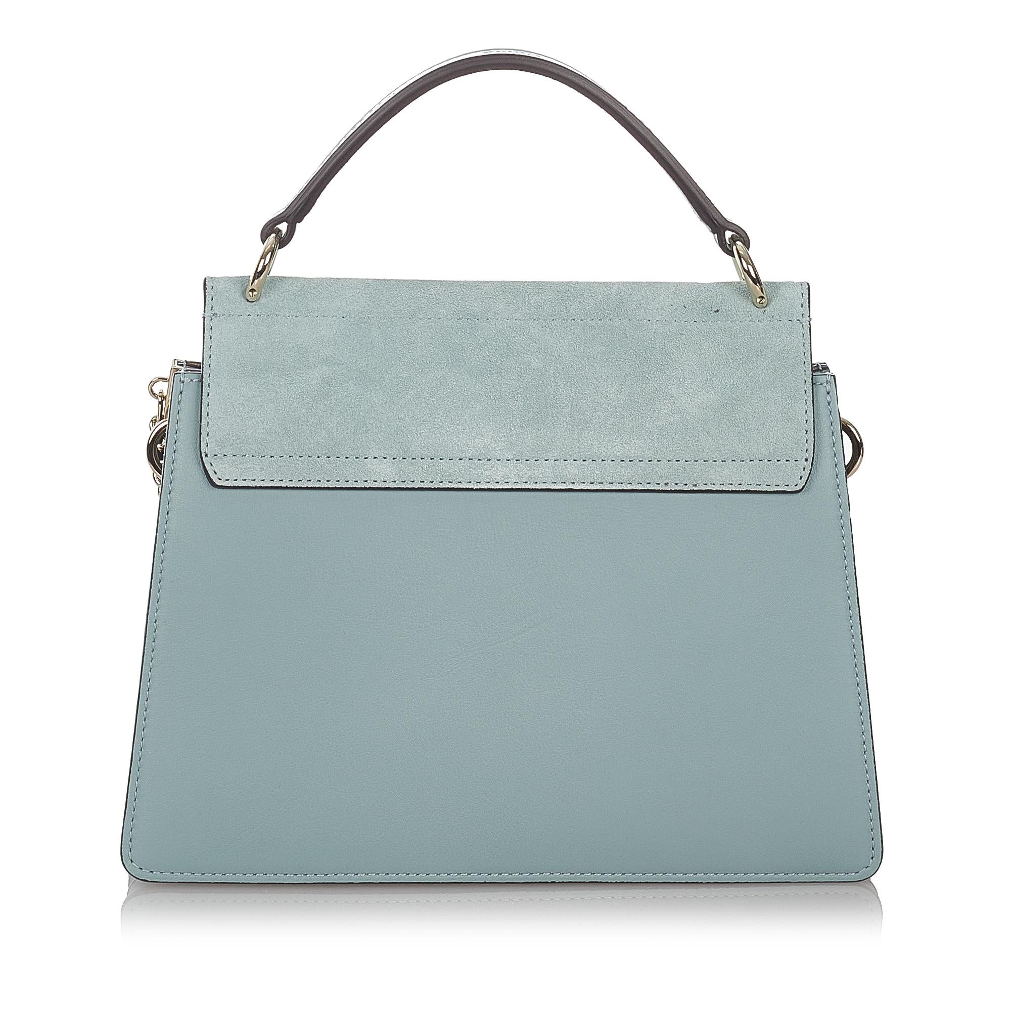 Chloe Faye Leather Satchel (SHG-26896)