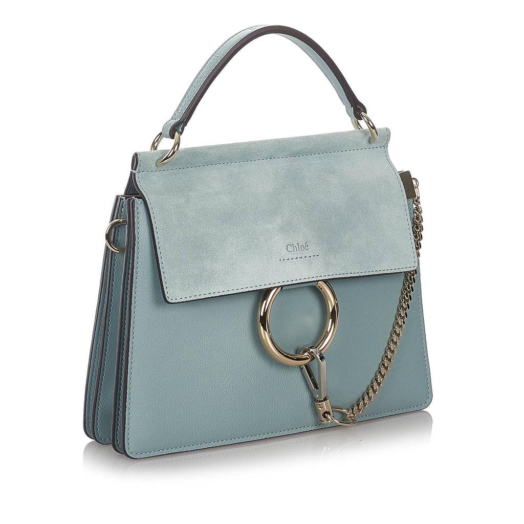 Chloe Faye Leather Satchel (SHG-26896)