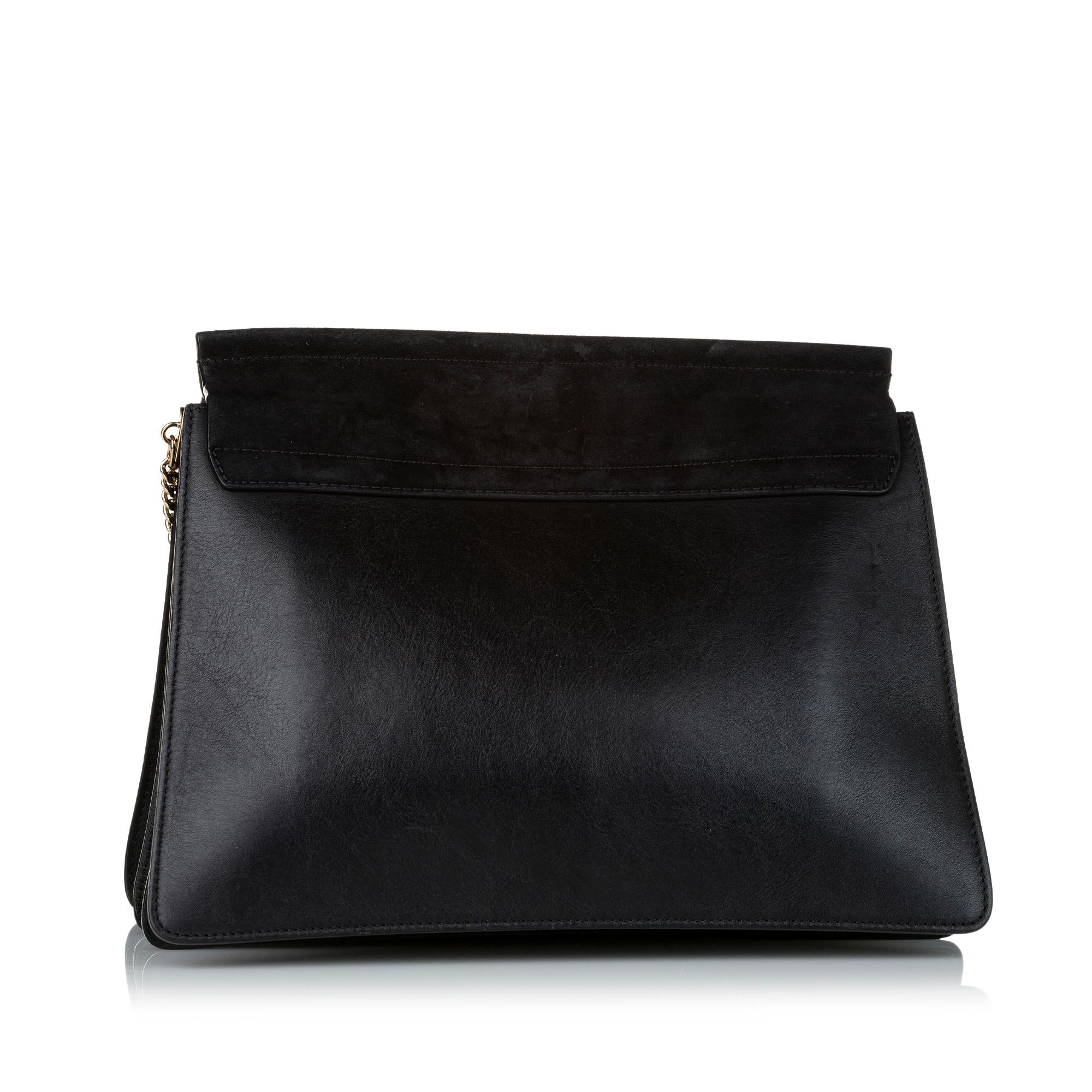 Chloe Faye Leather Shoulder Bag (SHG-31240)