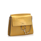Chloe Faye Leather Shoulder Bag (SHG-ZzNzgV)
