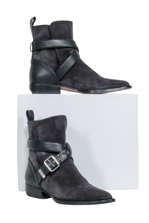 Chloe - Grey Suede 