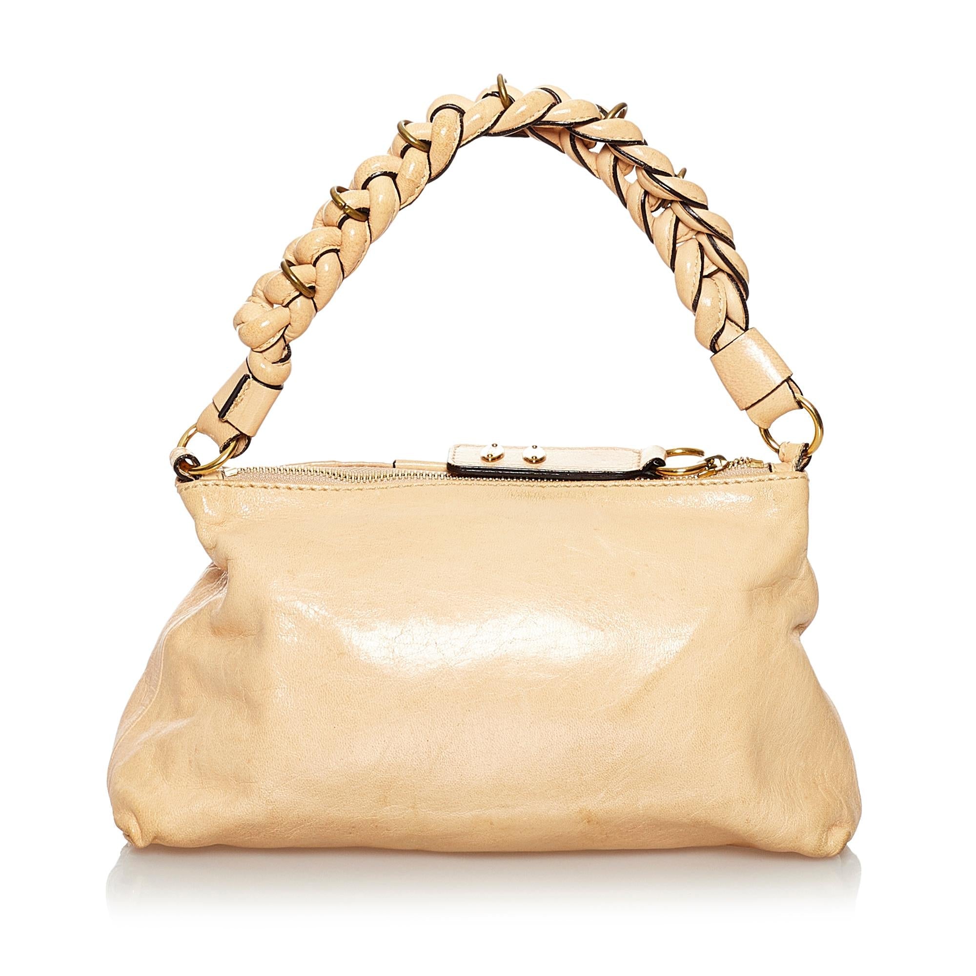 Chloe Heloise Leather Satchel (SHG-29689)