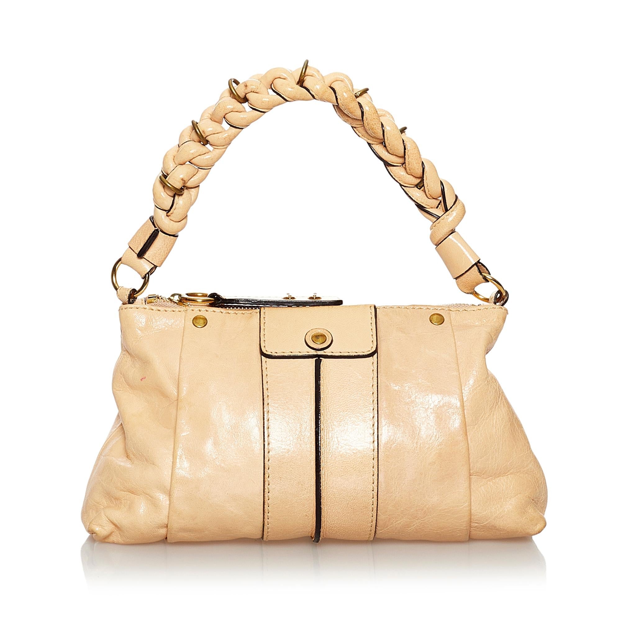 Chloe Heloise Leather Satchel (SHG-29689)