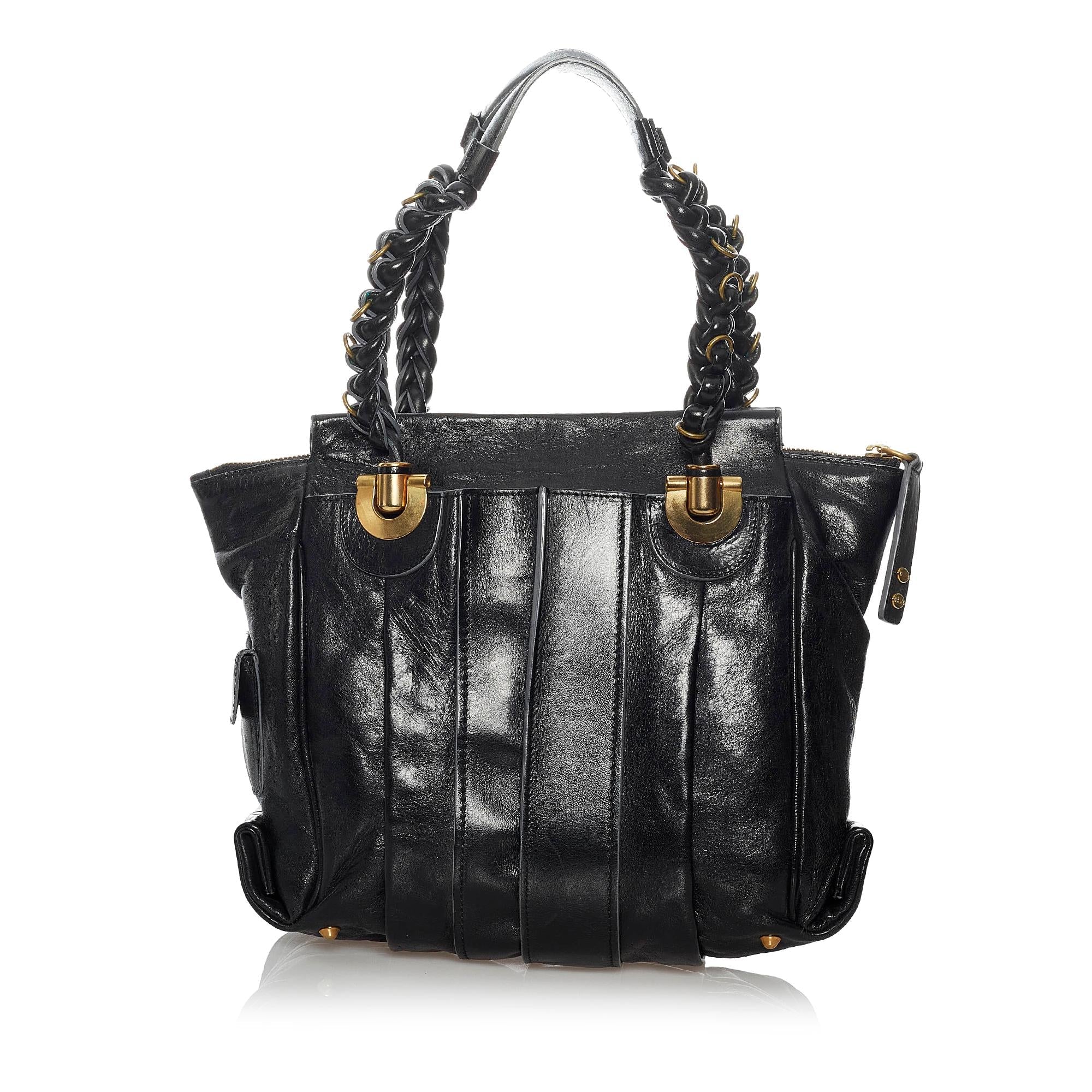 Chloe Heloise Leather Shoulder Bag (SHG-30090)