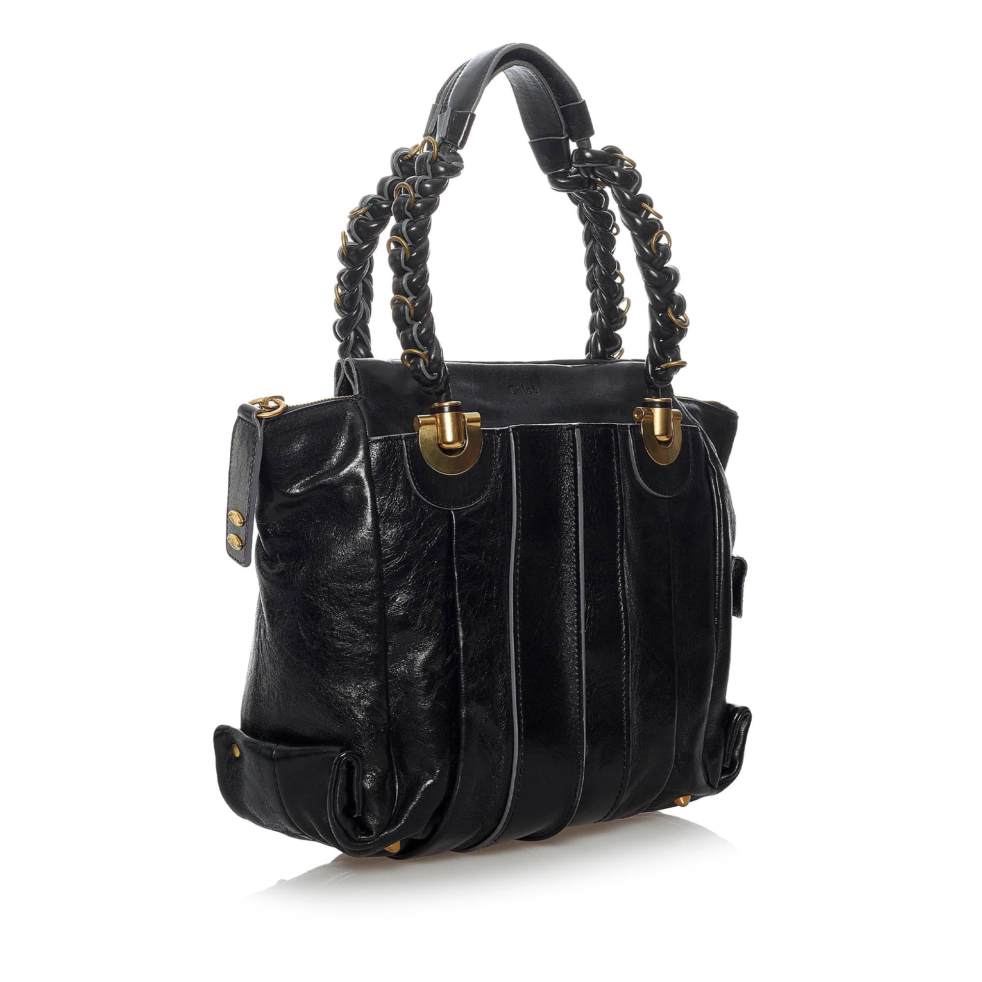 Chloe Heloise Leather Shoulder Bag (SHG-30090)