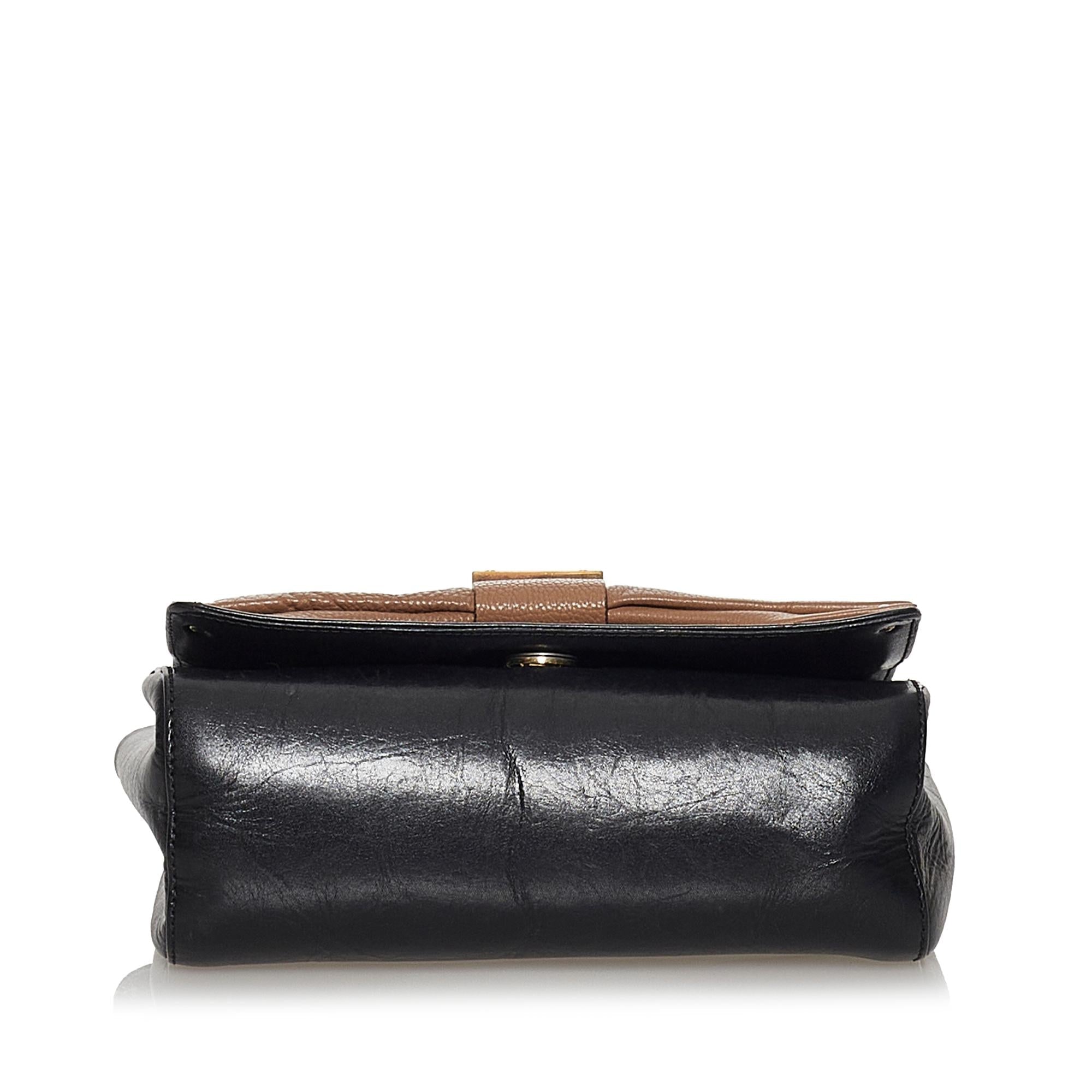 Chloe June Bow Flap Shoulder Bag (SHG-31247)
