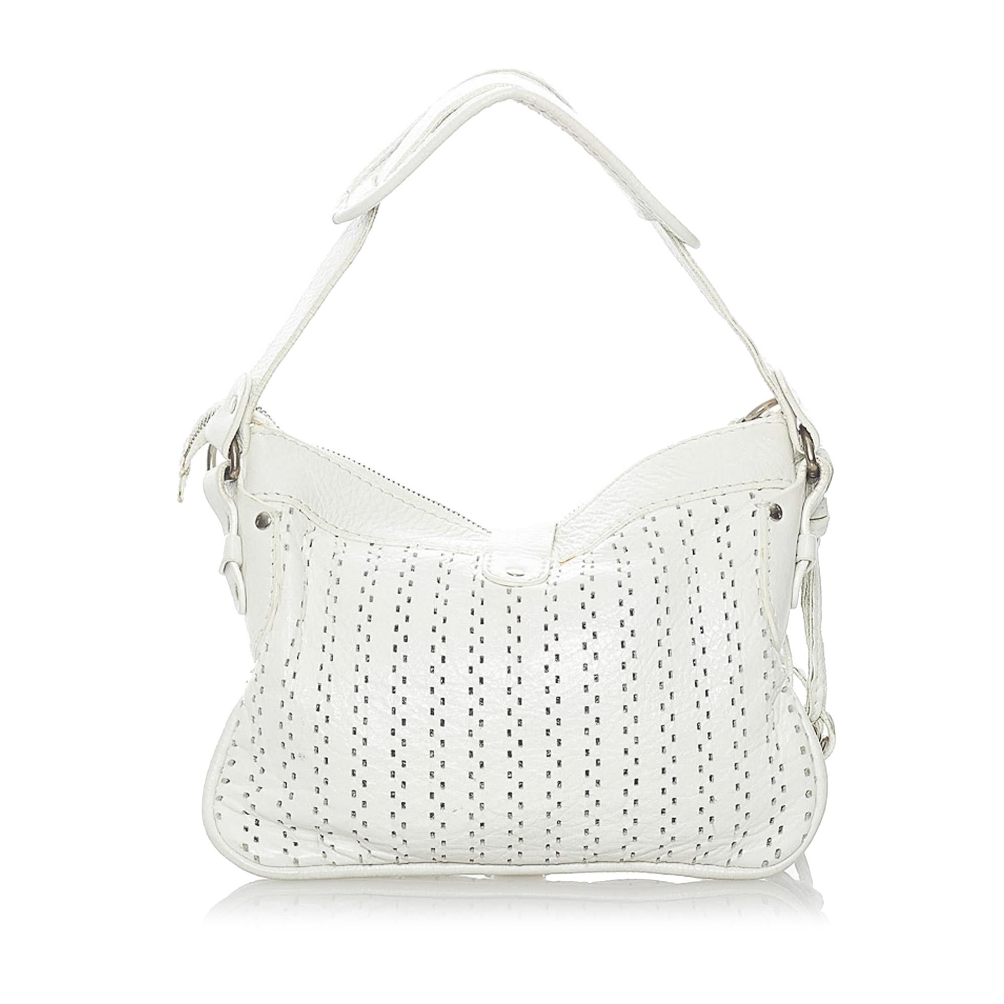 Chloe Kerala Perforated Leather Shoulder Bag (SHG-30825)