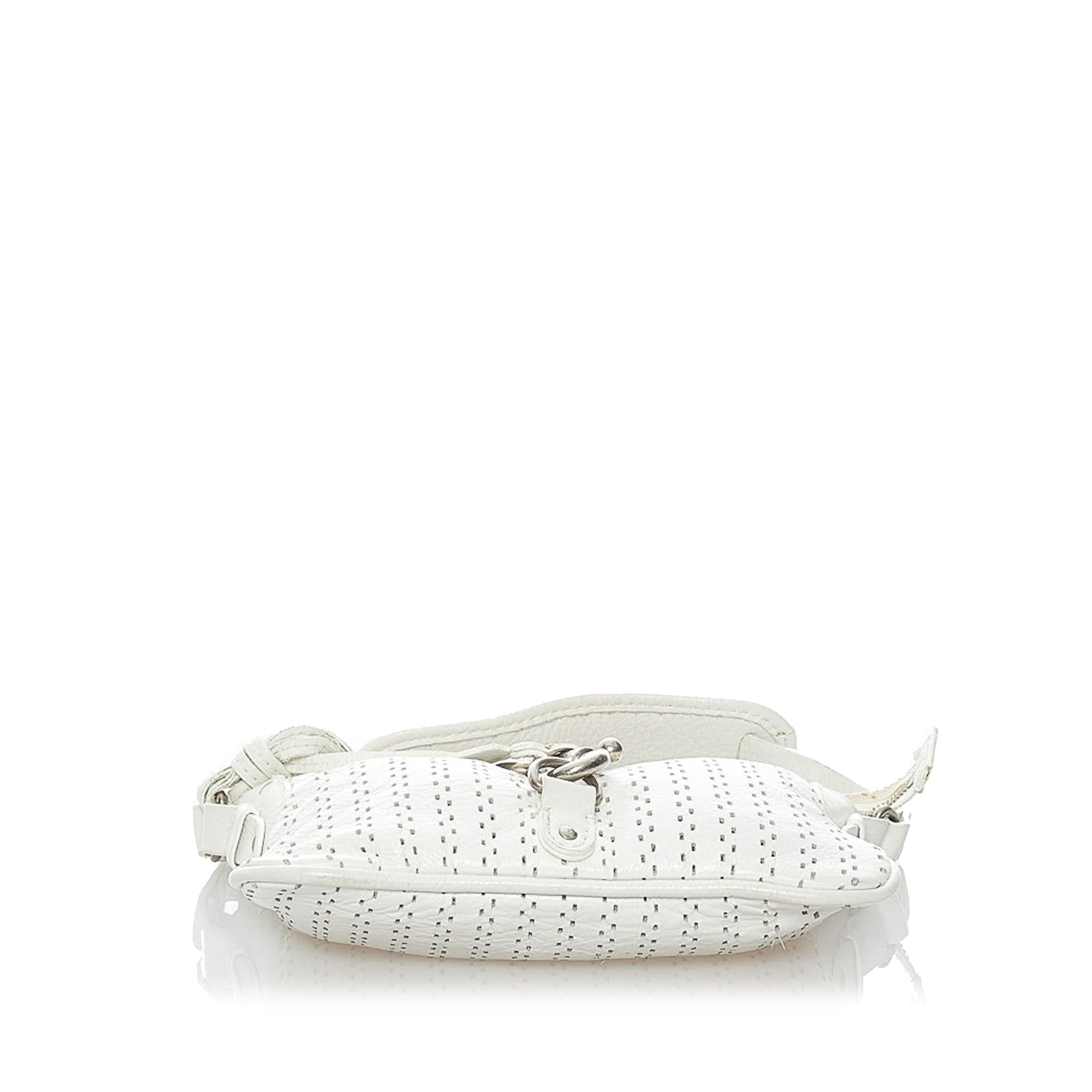 Chloe Kerala Perforated Leather Shoulder Bag (SHG-30825)