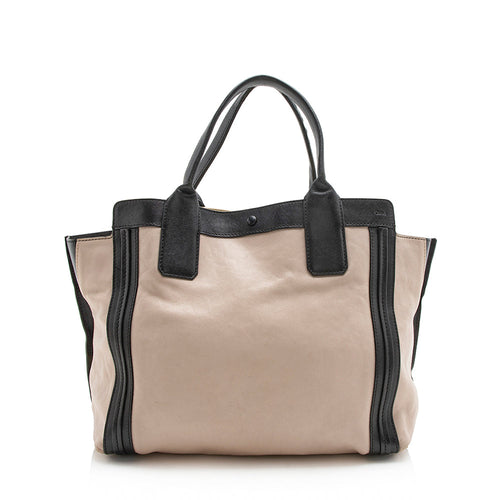 Chloe Leather Alison Tote (SHF-12075)