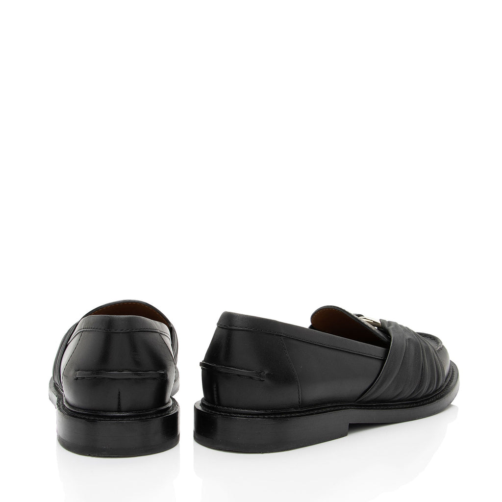 Chloe Leather C Loafers - Size 7 / 37 (SHF-BSwxvS)