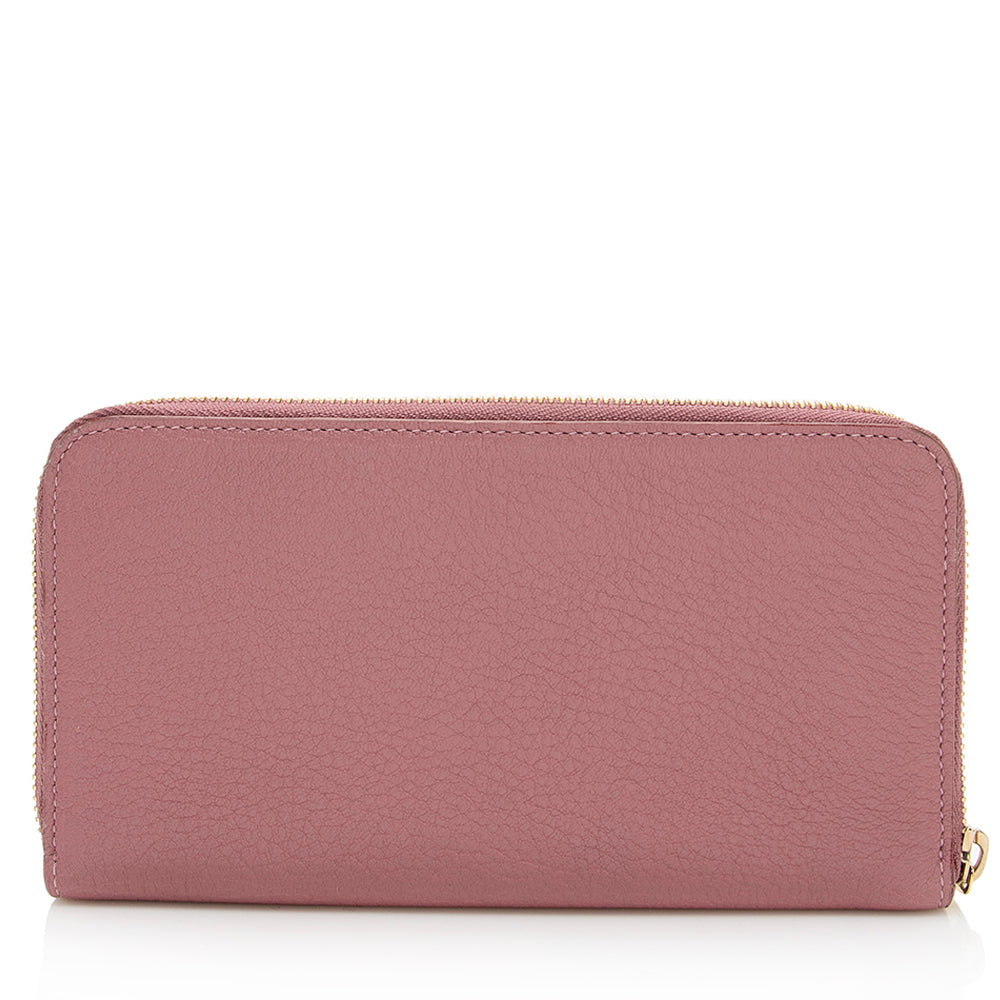 Chloe Leather Drew Long Wallet (SHF-19951)