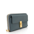 Chloe Leather Drew Long Wallet (SHF-sVFRNT)