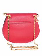 Chloe Leather Drew Messenger Bag Red