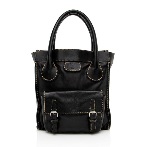 Chloe Leather Edith Large Tote - FINAL SALE (SHF-15404)