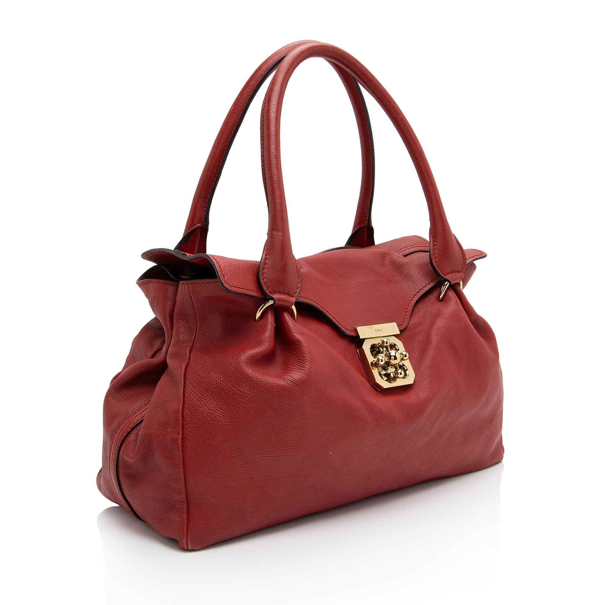 Chloe Leather Elsie E/W Satchel (SHF-ushcL7)