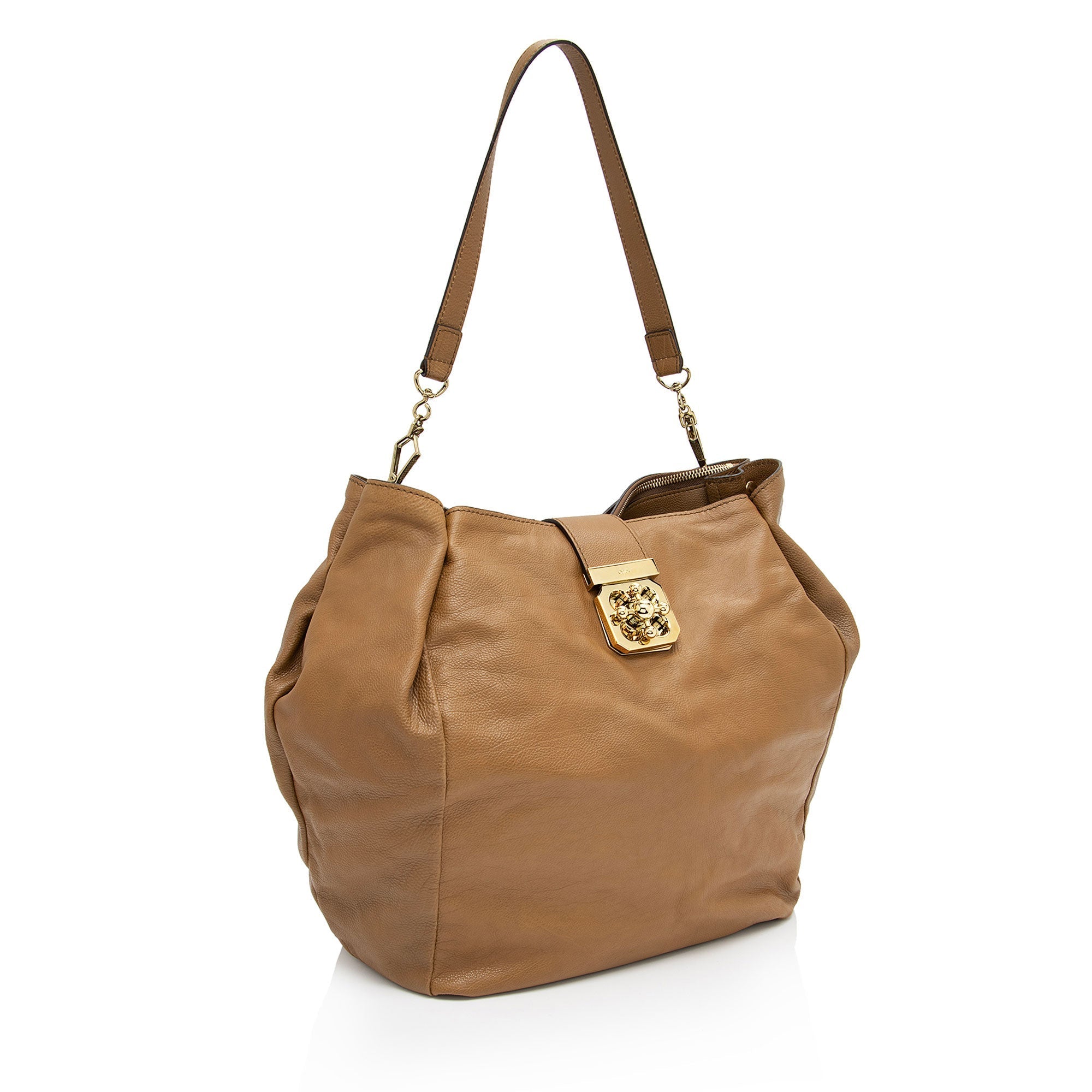 Chloe Leather Elsie Satchel (SHF-d9KrbZ)