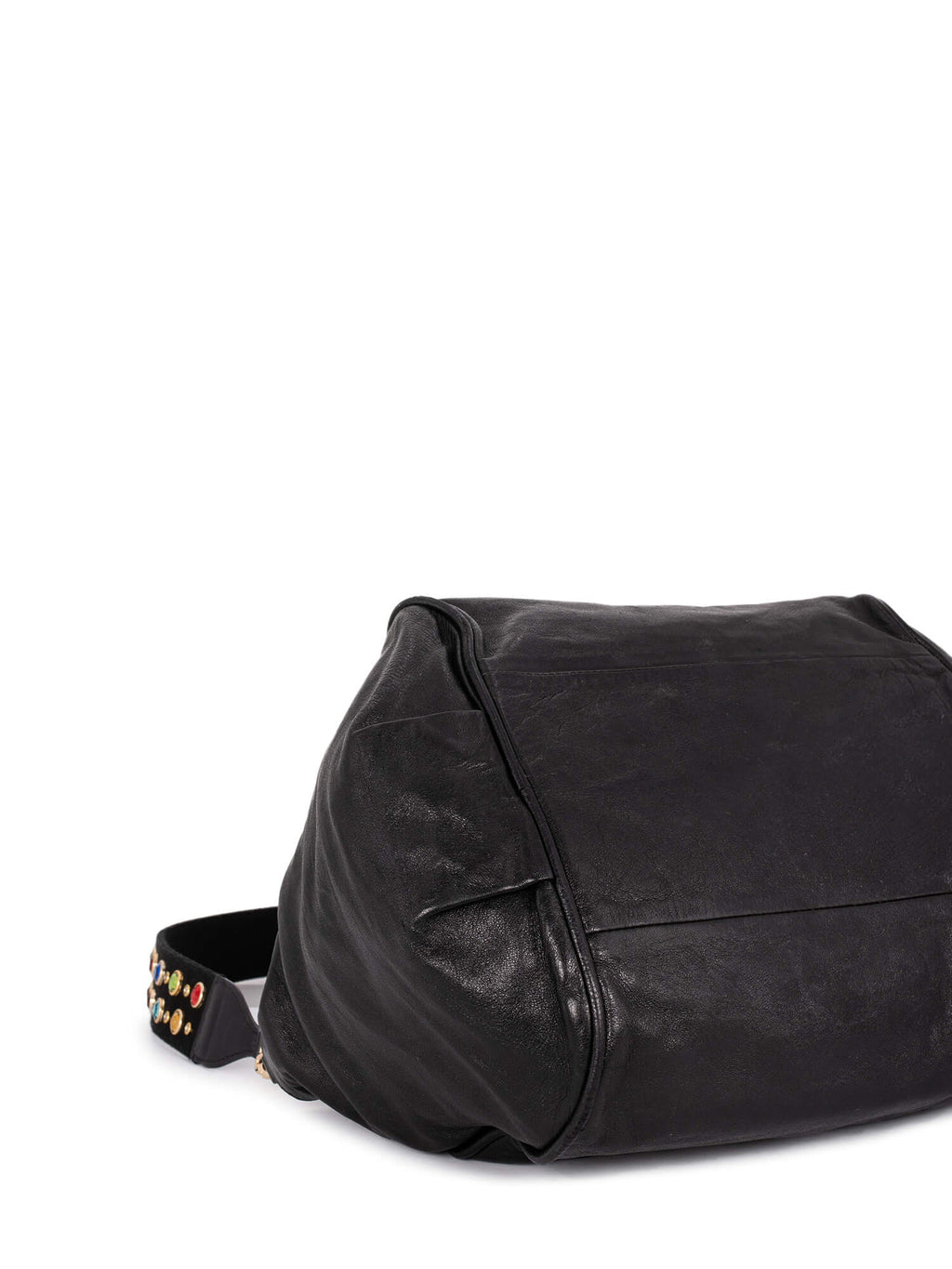 Chloe Leather Ethel Satchel Bag Black