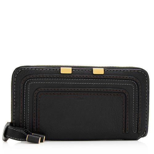 Chloe Leather Marcie Long Zip Wallet (SHF-20087)