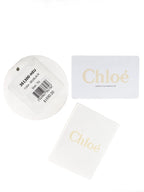 Chloe Leather Medium Nile Bracelet Bag Black