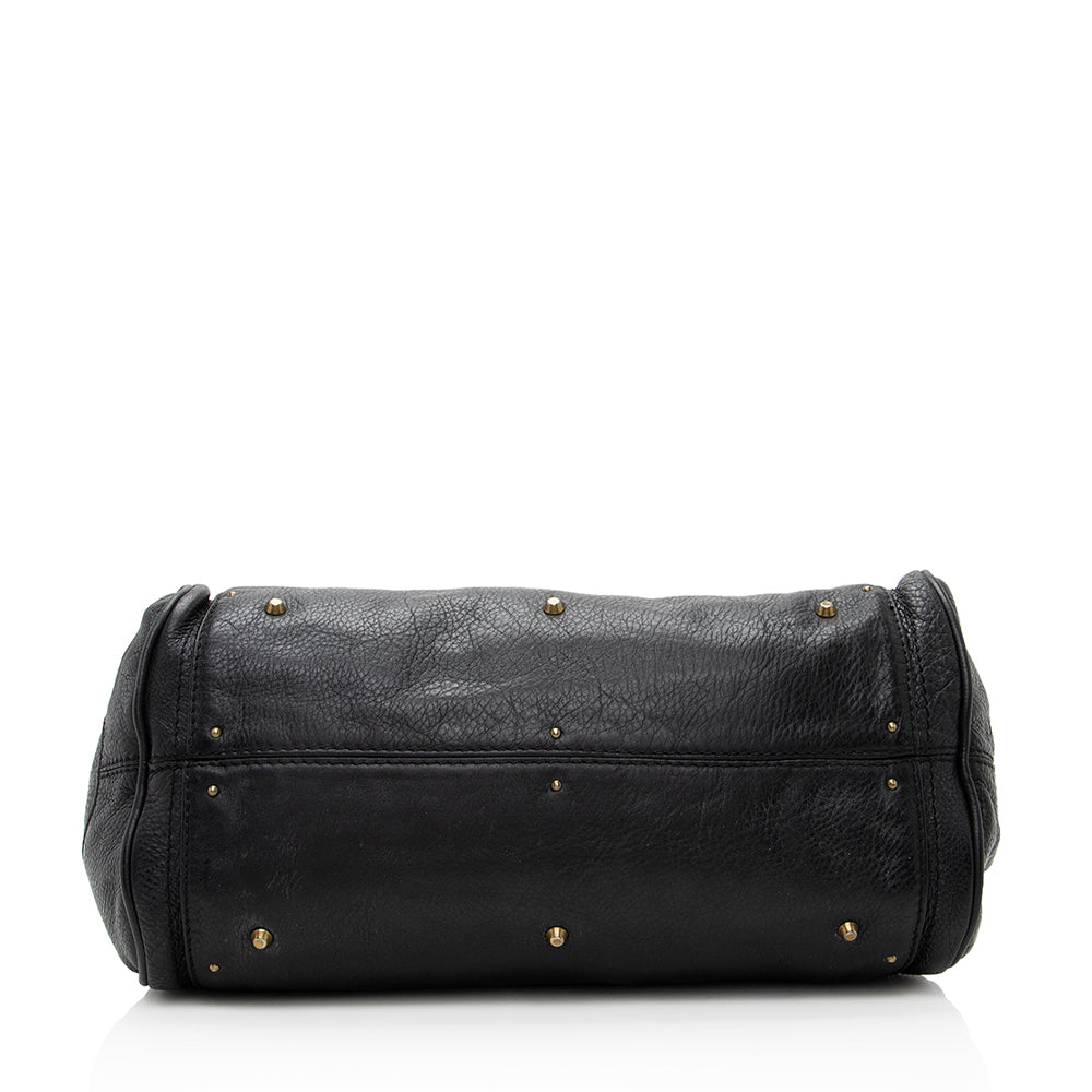 Chloe Leather Paddington Medium Satchel (SHF-19174)