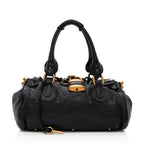 Chloe Leather Paddington Medium Satchel (SHF-19174)