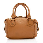 Chloe Leather Paddington Front Pocket Satchel (SHF-22244)