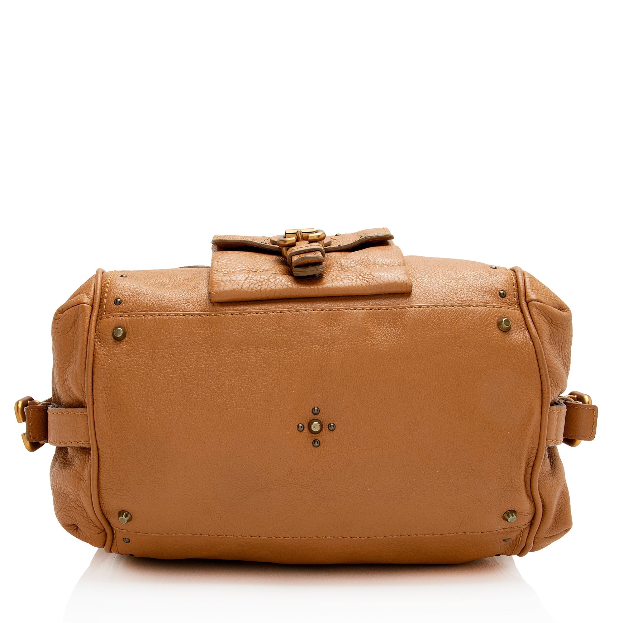 Chloe Leather Paddington Front Pocket Satchel (SHF-22244)