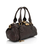 Chloe Leather Paddington Medium Satchel (SHF-j2irxU)