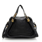 Chloe Leather Paraty Medium Satchel (SHF-18289)