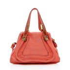 Chloe Leather Paraty Small Satchel - FINAL SALE (SHF-14701)