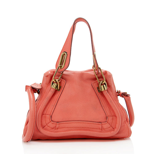 Chloe Leather Paraty Small Satchel - FINAL SALE (SHF-14701)