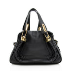 Chloe Leather Paraty Small Satchel (SHF-19358)