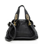 Chloe Leather Paraty Small Satchel (SHF-19358)