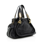 Chloe Leather Paraty Small Satchel (SHF-19358)