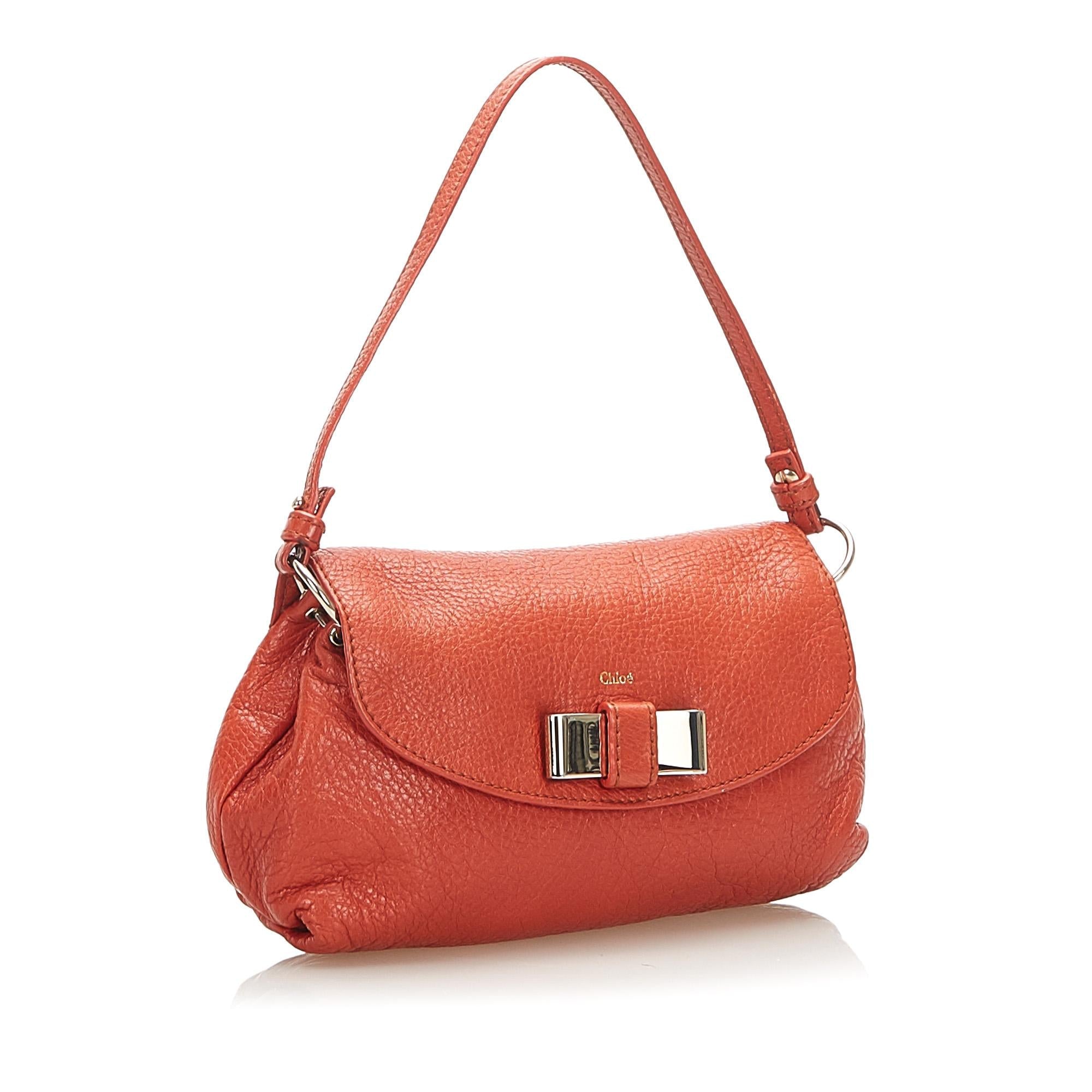 Chloe Leather Satchel (SHG-18806)