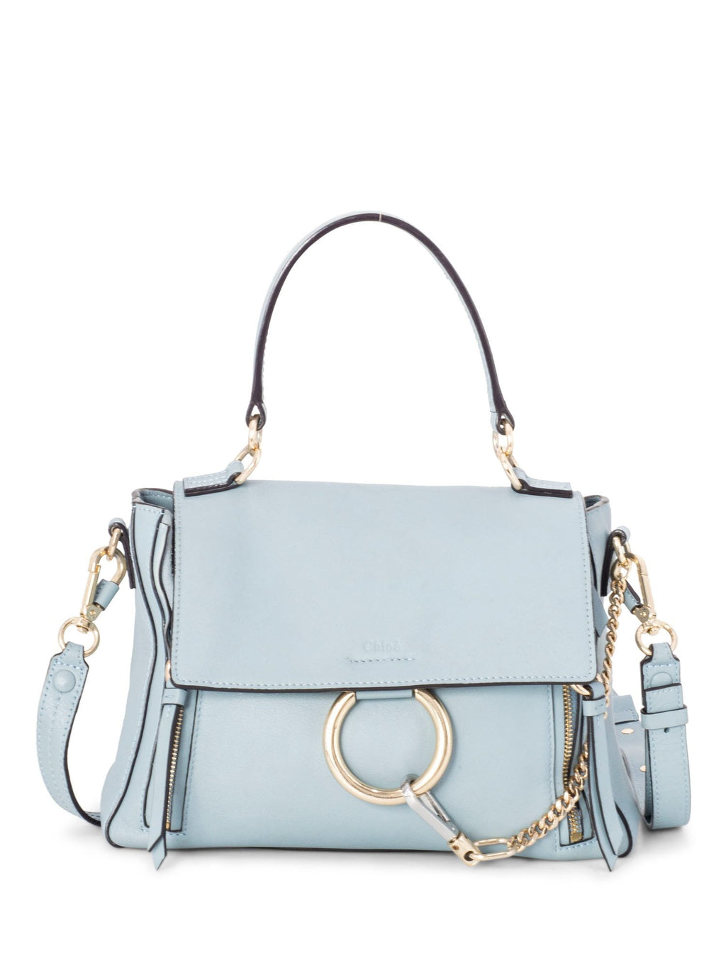 Chloe Leather Small Faye Day Shoulder Bag