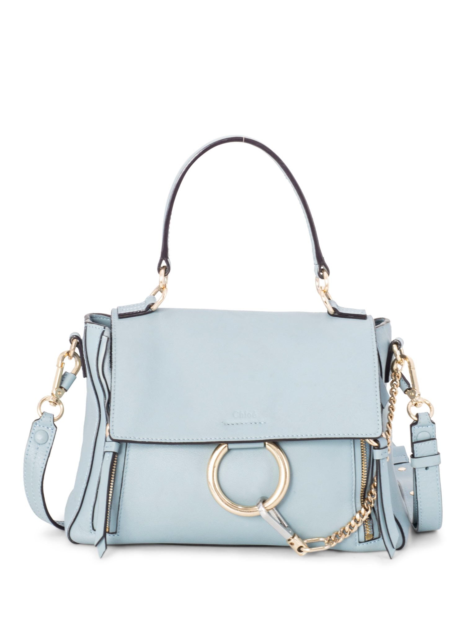 Chloe Leather Small Faye Day Shoulder Bag