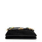 Chloe Leather Suede Jane Small Crossbody Bag (SHF-JrtInH)