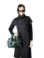 Chloe Leather Top Handle  Bag Green