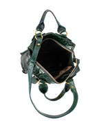 Chloe Leather Top Handle  Bag Green