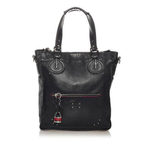 Chloe Leather Tote Bag (SHG-28183)